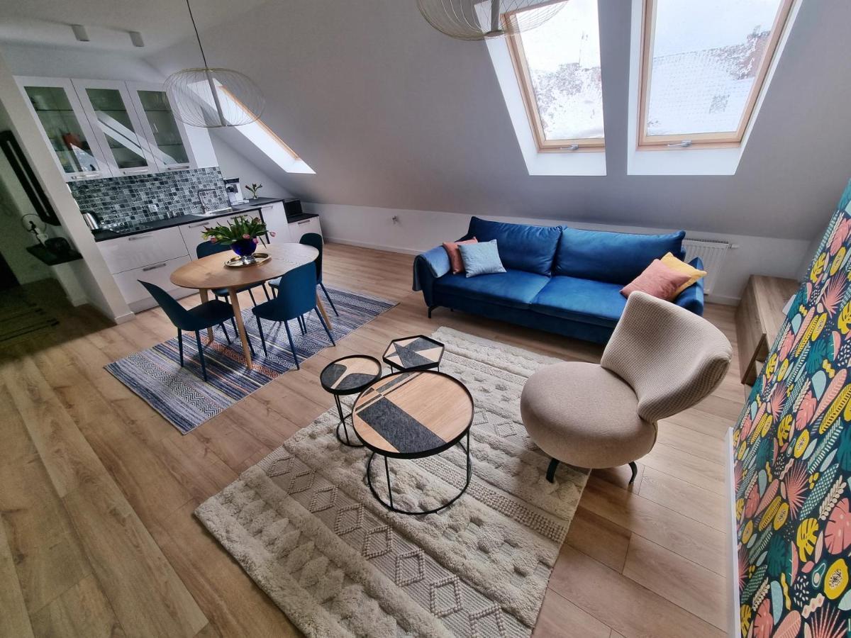 Uroczy Penthouse Appartement Szklarska Poręba Buitenkant foto